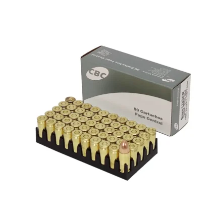 Munição CBC Calibre 9mm Luger ETOG 124gr Treina Caixa 50 un